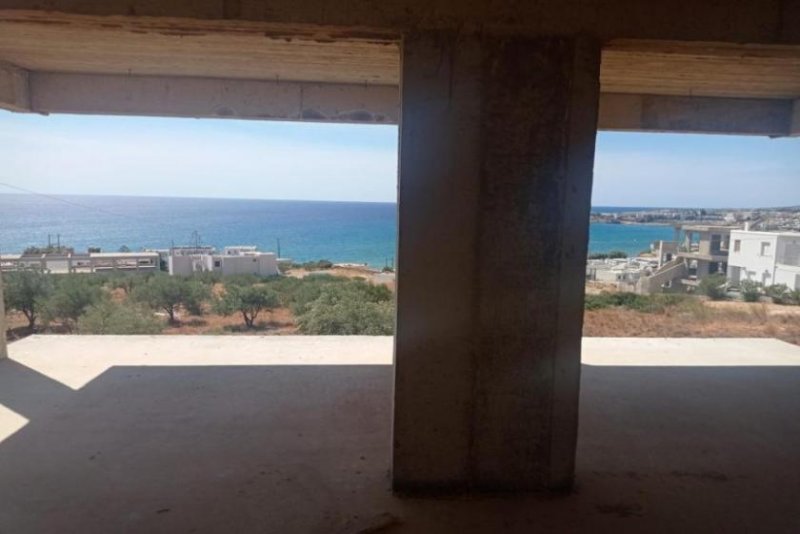 Makry Gialos Freistehendes, unfertiges Haus mit herrlichem Meerblick in einem schönen Resort - Rohbau Haus kaufen